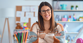 Teacher’s assistant in a nursery